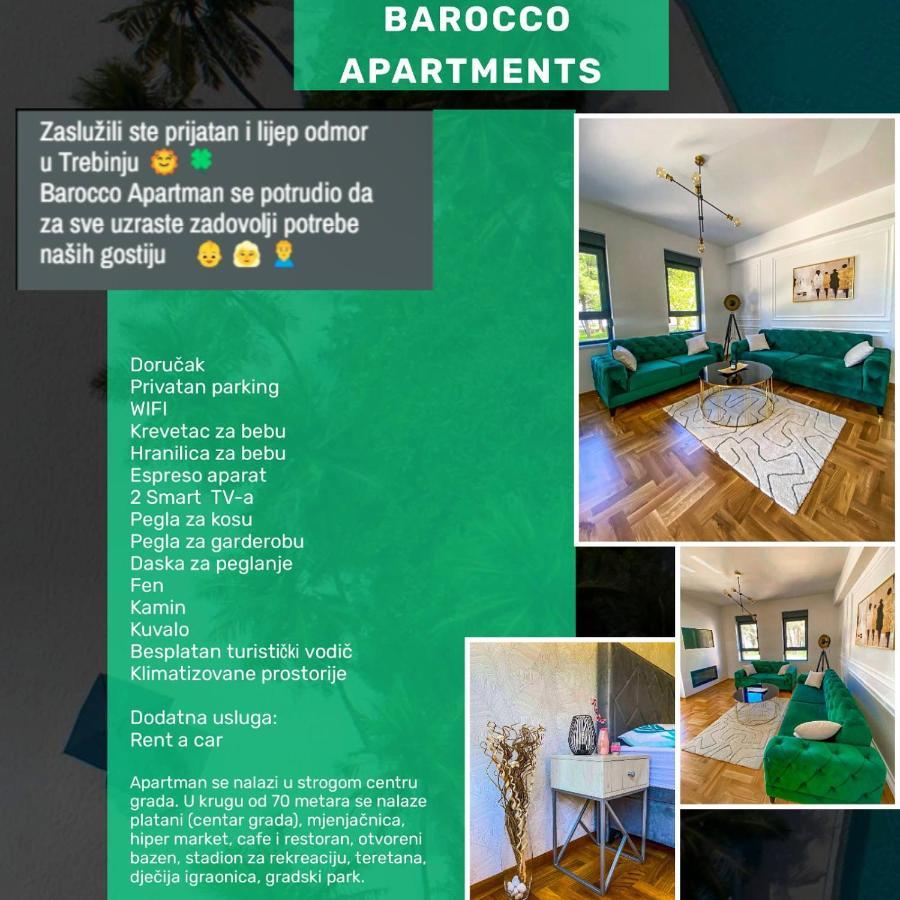 Apartman Barocco Trebinje Exteriér fotografie