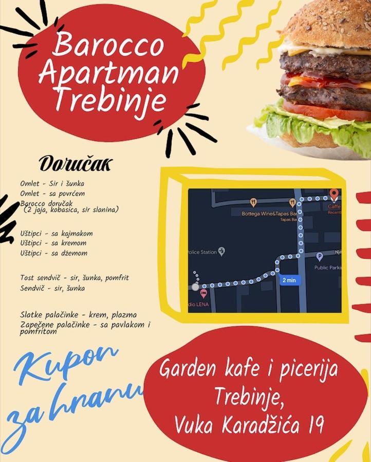 Apartman Barocco Trebinje Exteriér fotografie